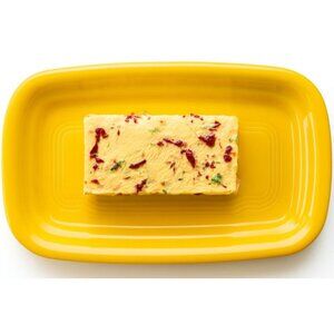 Fiestaware Fiesta CERAMIC Butter Dish Plate BUTTERDISH Ex Large Daffodil Yellow